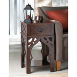 Ornate Moroccan Style Brown Table