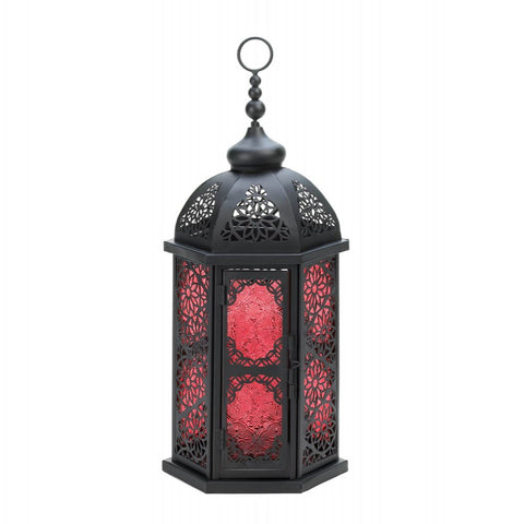 Tall Moroccan Style Candle Lantern