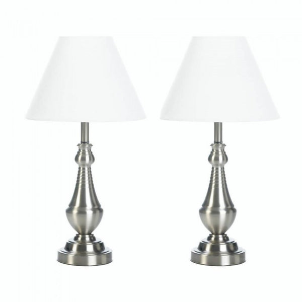 Turned High Polish Lamp Trio