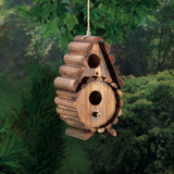 Round Log Birdhouse