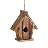 Classic Rustic Wood Birdhouse