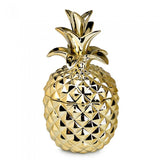 Golden Ceramic Pineapple Candle