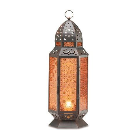 Tall Moroccan-style Lantern