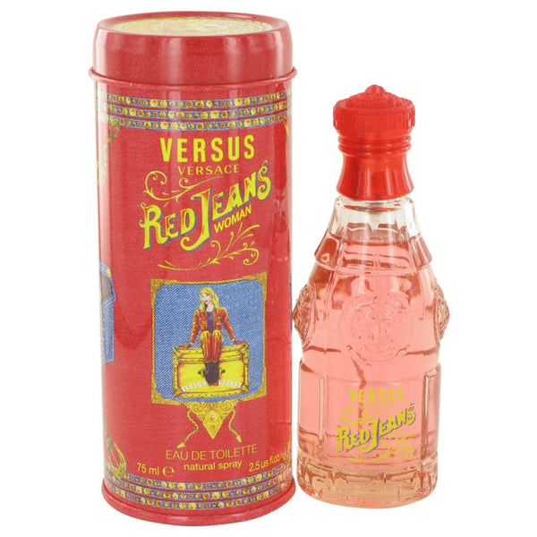 Red Jeans By Versace Eau De Toilette Spray 2.5 Oz