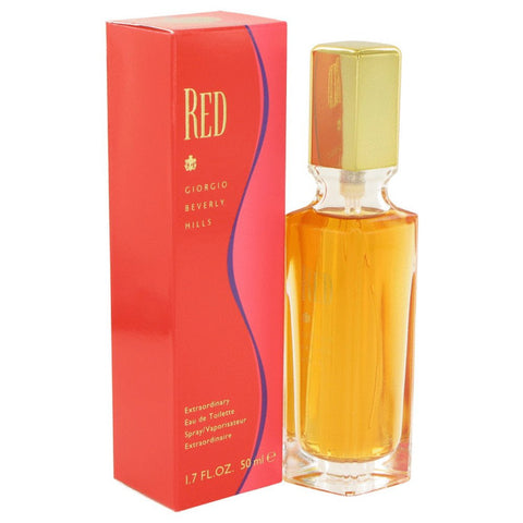 Red By Giorgio Beverly Hills Eau De Toilette Spray 1.7 Oz