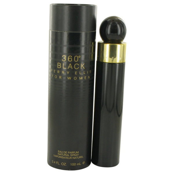 Perry Ellis 360 Black By Perry Ellis Eau De Parfum Spray 3.4 Oz