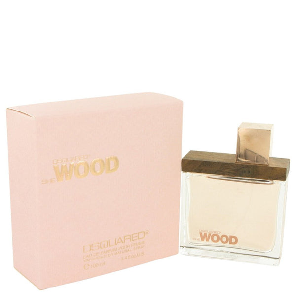 She Wood By Dsquared2 Eau De Parfum Spray 3.4 Oz