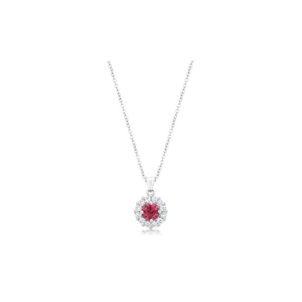 Bella Bridal Pendant In Pink