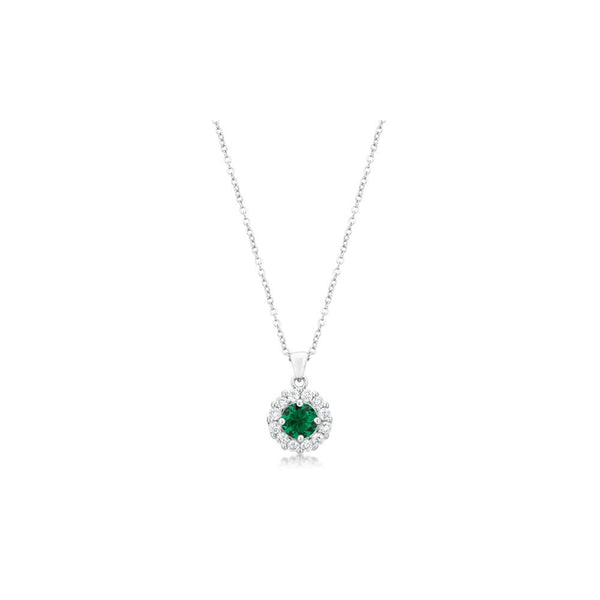 Bella Bridal Pendant In Green