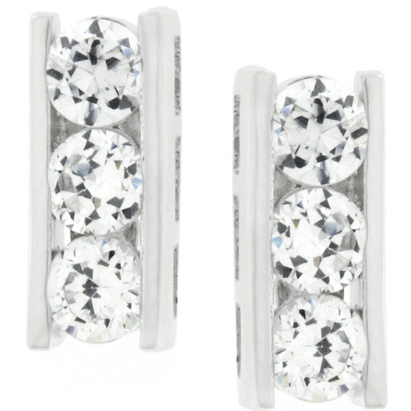 Diamond Slate Stud Earrings