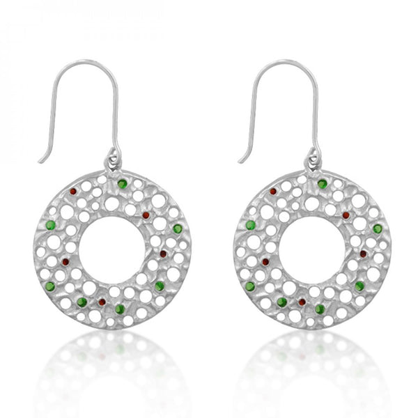 Red And Green Earrings