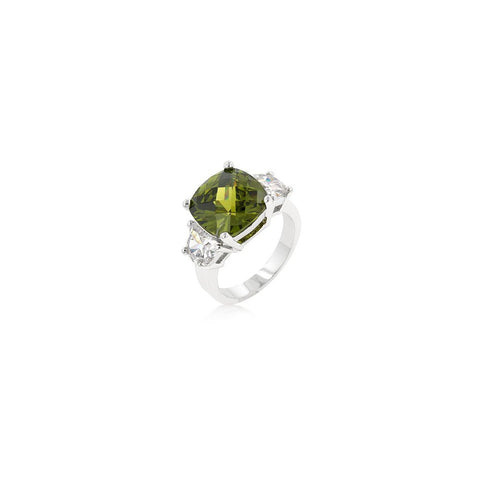 Olive Triplet Ring