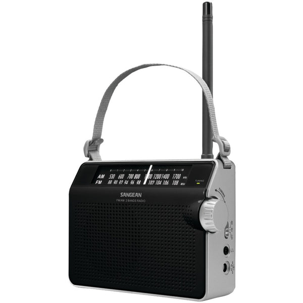 Sangean Am And Fm Compact Analog Radio (black)