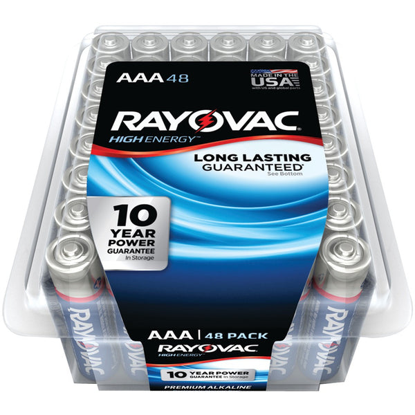 Rayovac Alkaline Batteries In Reclosable Pro Pack (aaa 48 Pk)