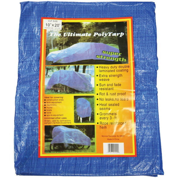 Howard Berger Reinforced Plastic Tarp (10ft X 12ft)