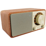 Sangean Wr-7 Series Mini Wood-cabinet Bluetooth Speaker With Fm Tuner (walnut)